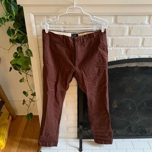 Burgundy pants